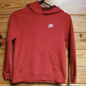 Boys Red Nike Hoodie